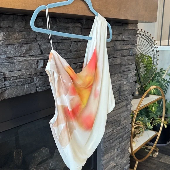 Dynamite Multicolor Asymmetrical Top - Picture 2 of 5